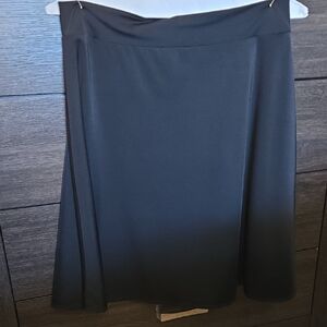 Chic Black A-Line Women's Skirt